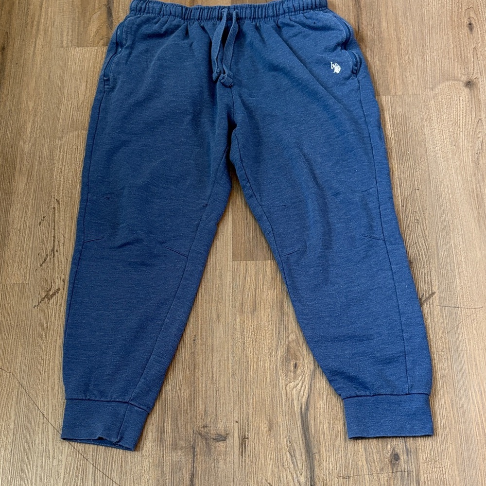 U.S. Polo Assn. Navy Heather Kid’s Jogger Pants